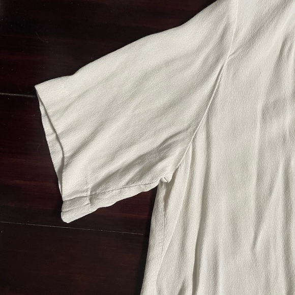 Oak and Fort light thin short sleeve blouse in size S. oversized fit. - Picture 3 of 5